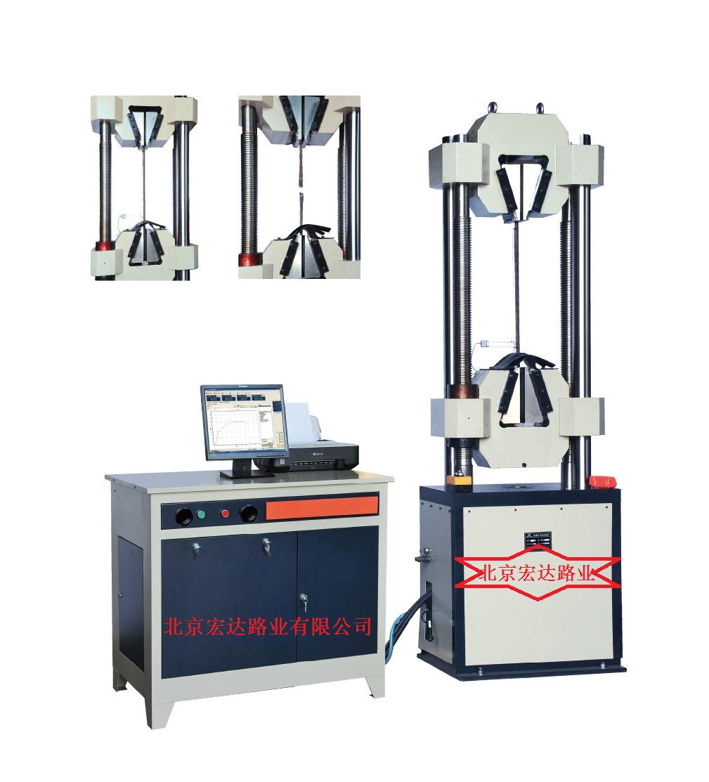 GWE-10000B微機屏顯式鋼絞線專用試驗機主機結構圖